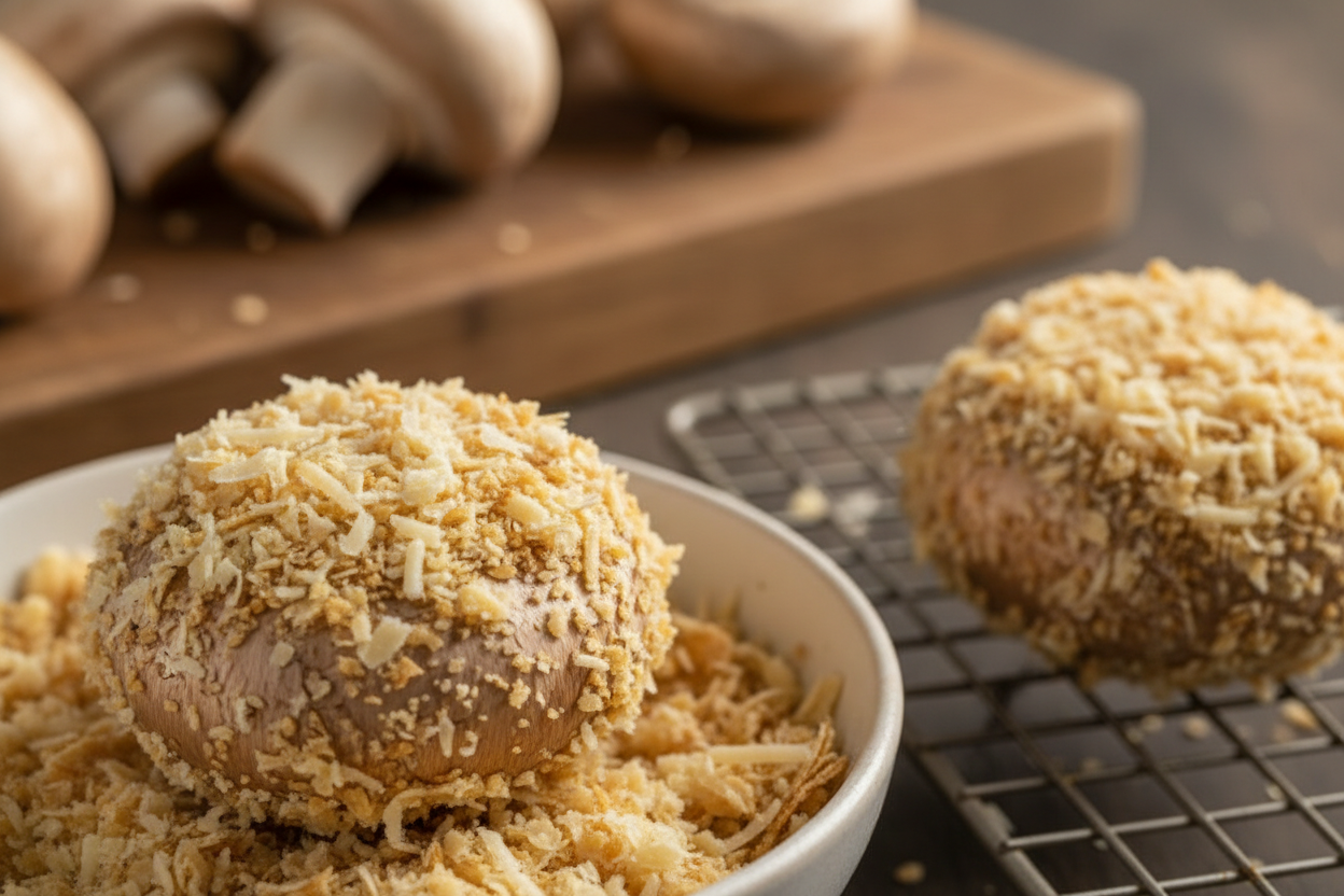 Boursin Stuffed Mushrooms preparation step 2