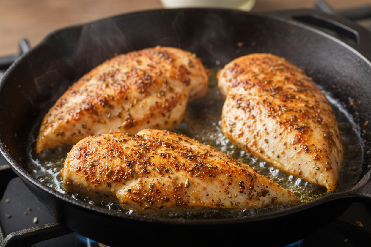 Cajun Chicken preparation step 1