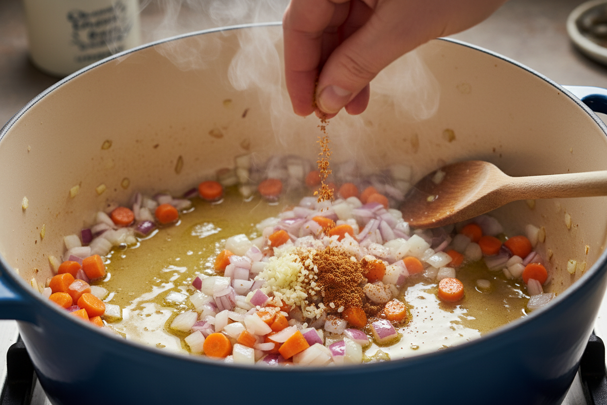 Chicken And Hatch Chile Stew preparation step 1