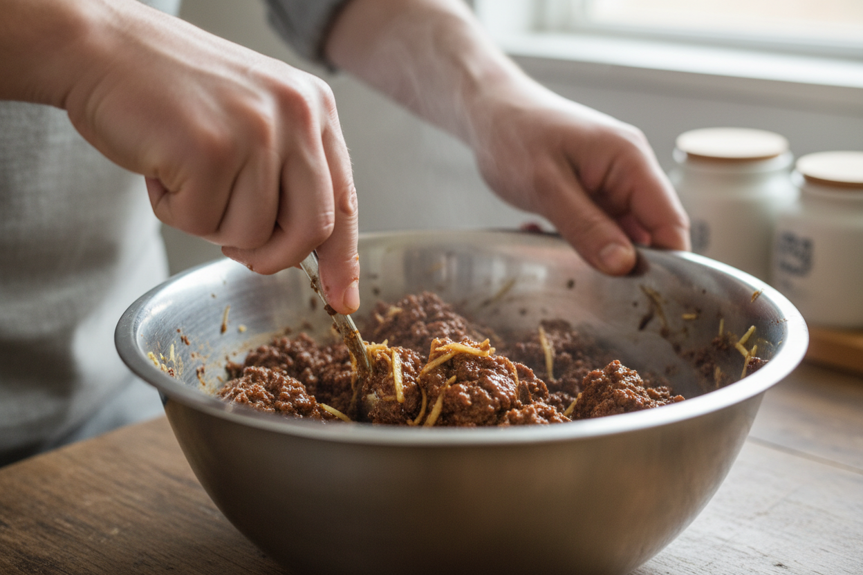 Chive Pocket preparation step 1