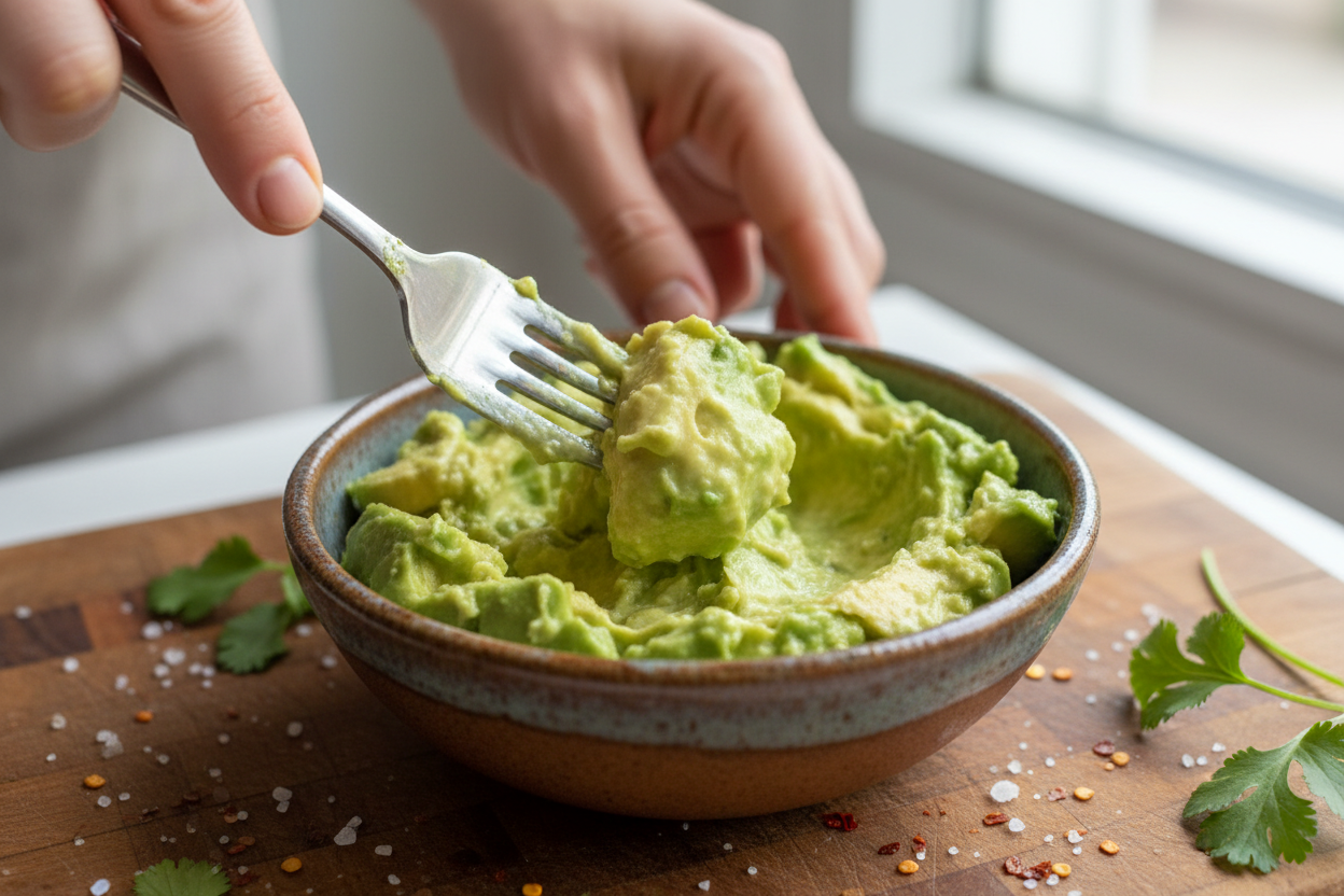 Cottage Cheese Avocado Toast preparation step 1