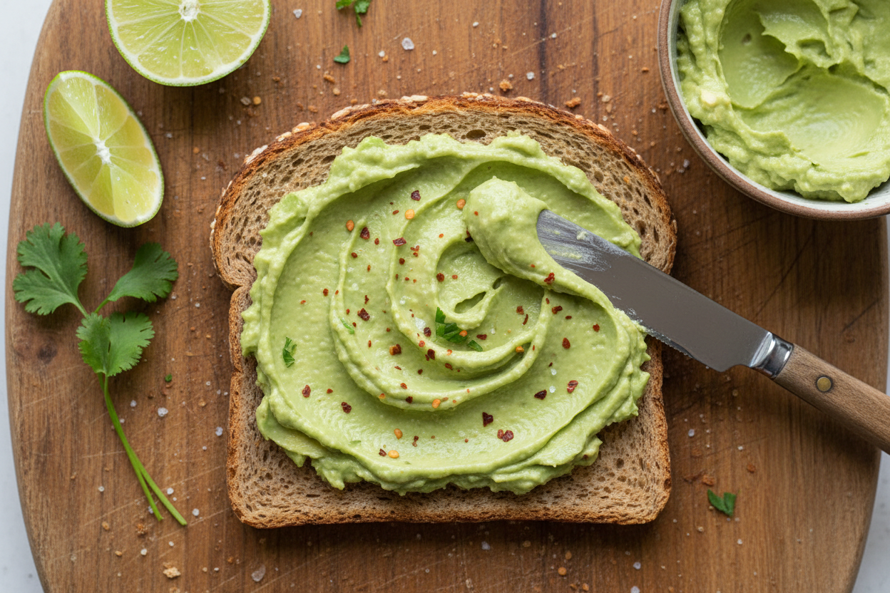 Cottage Cheese Avocado Toast preparation step 2
