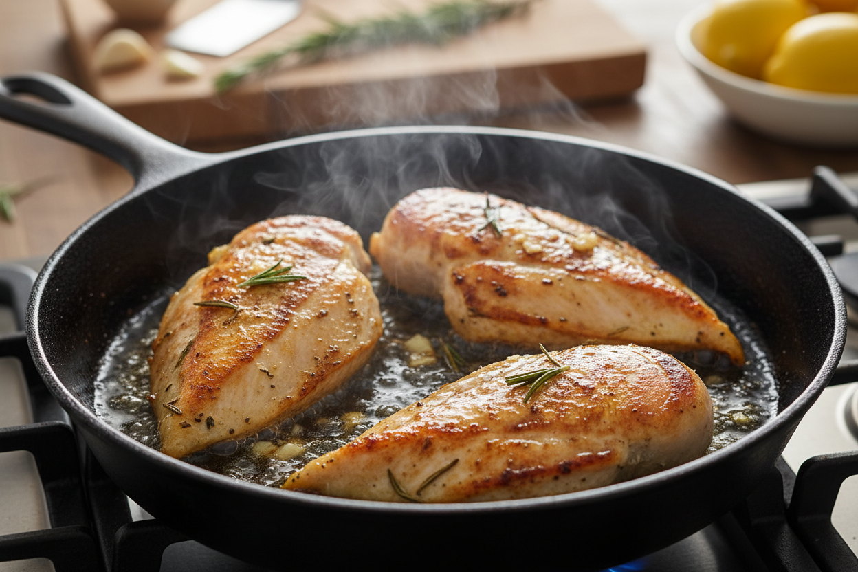 Creamy Boursin Chicken preparation step 1