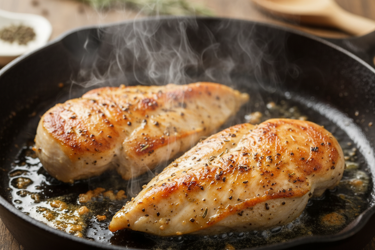 Creamy Boursin Chicken preparation step 1