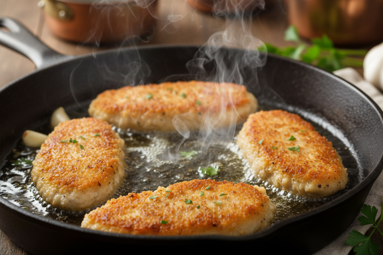 Creamy Garlic Chicken preparation step 1