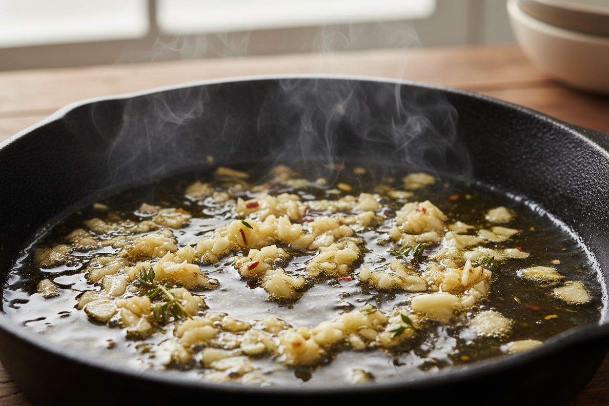 Creamy Pesto Gnocchi preparation step 1