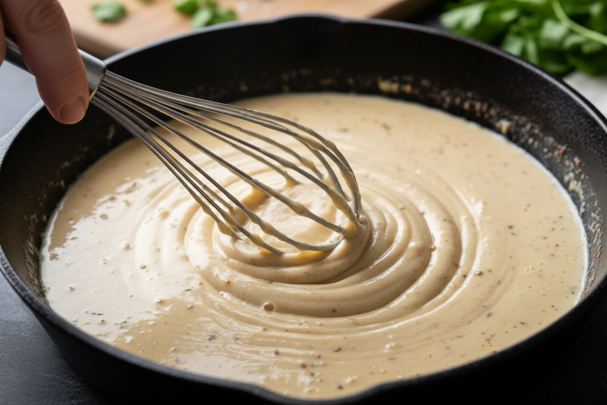 Creamy Tuscan Chicken preparation step 2