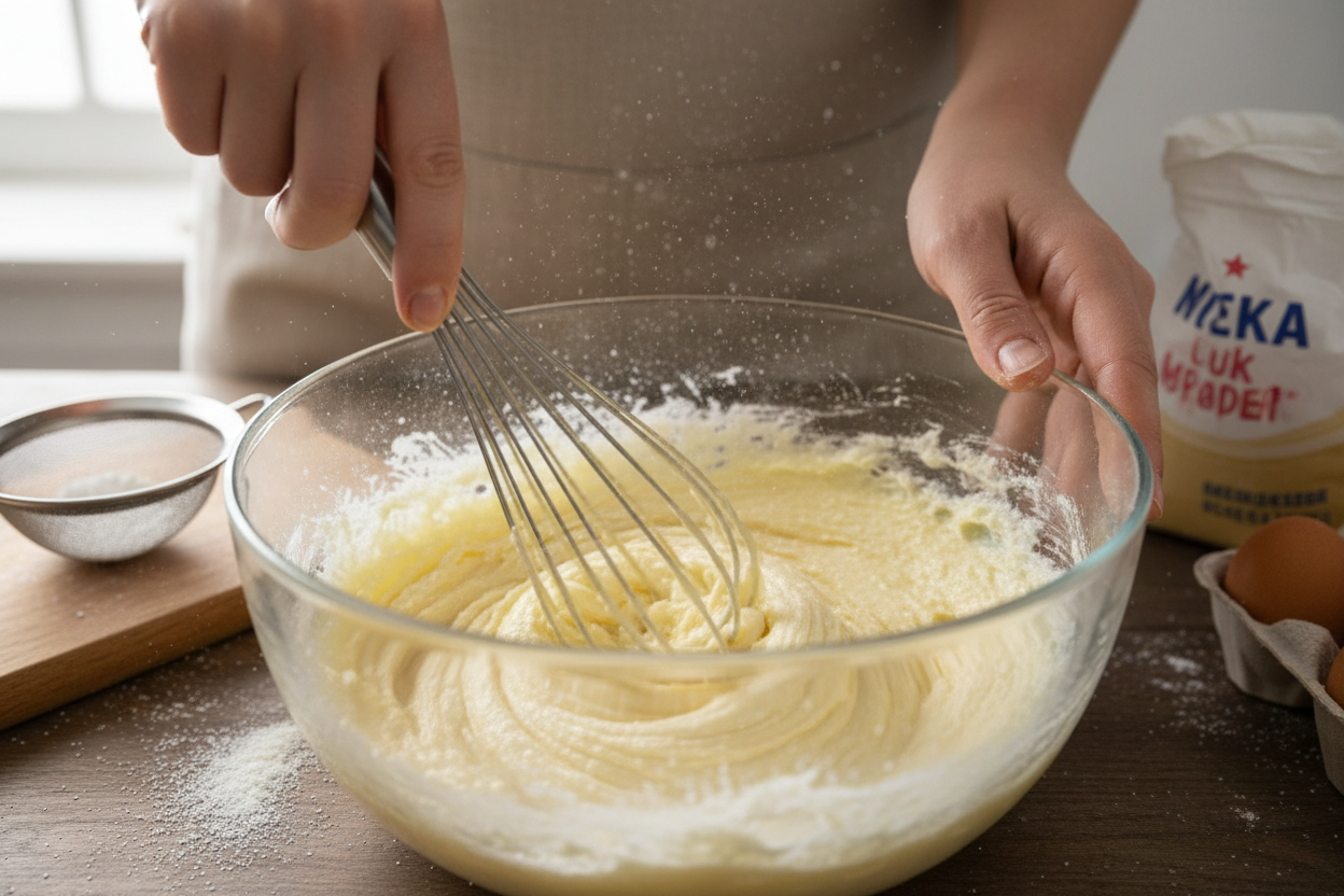 Decorated Lemon Cake preparation step 1