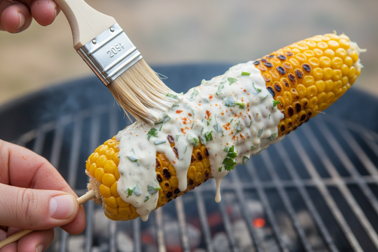 Easy Mexican Street Corn preparation step 1