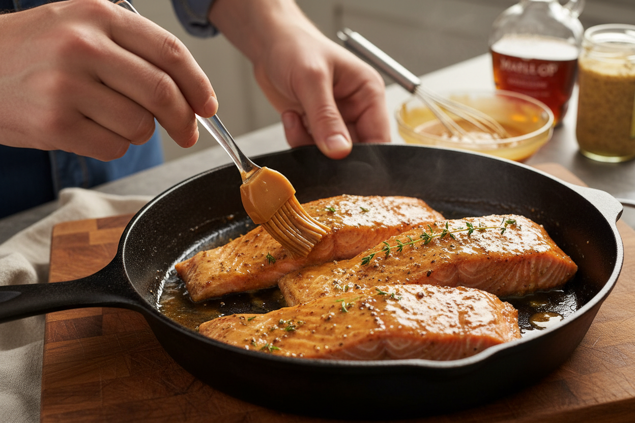Easy Salmon Meal Prep Bowl preparation step 1
