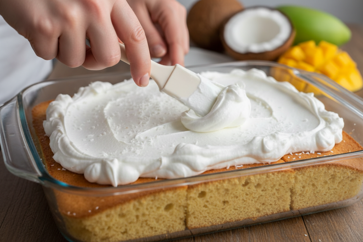 Gluten Free Dairy Free Icebox Cake preparation step 1