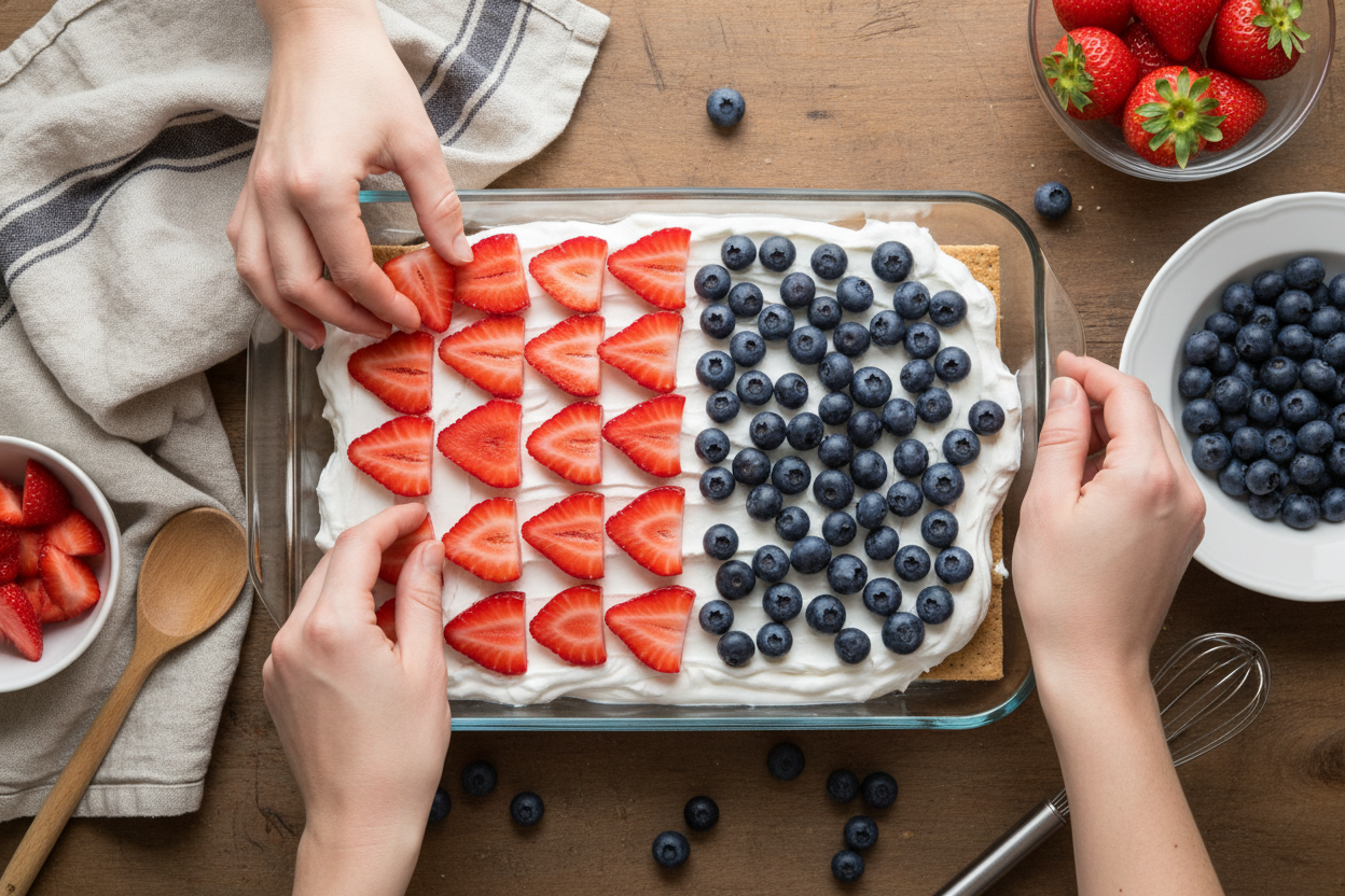 Gluten Free Dairy Free Icebox Cake preparation step 2