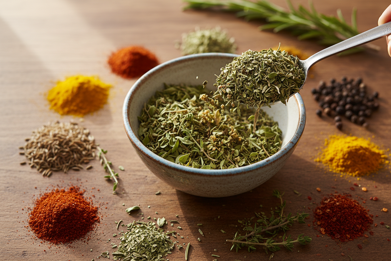 Greek Seasoning preparation step 1