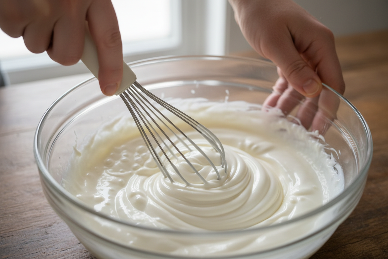 Greek Yum Yum Sauce preparation step 1