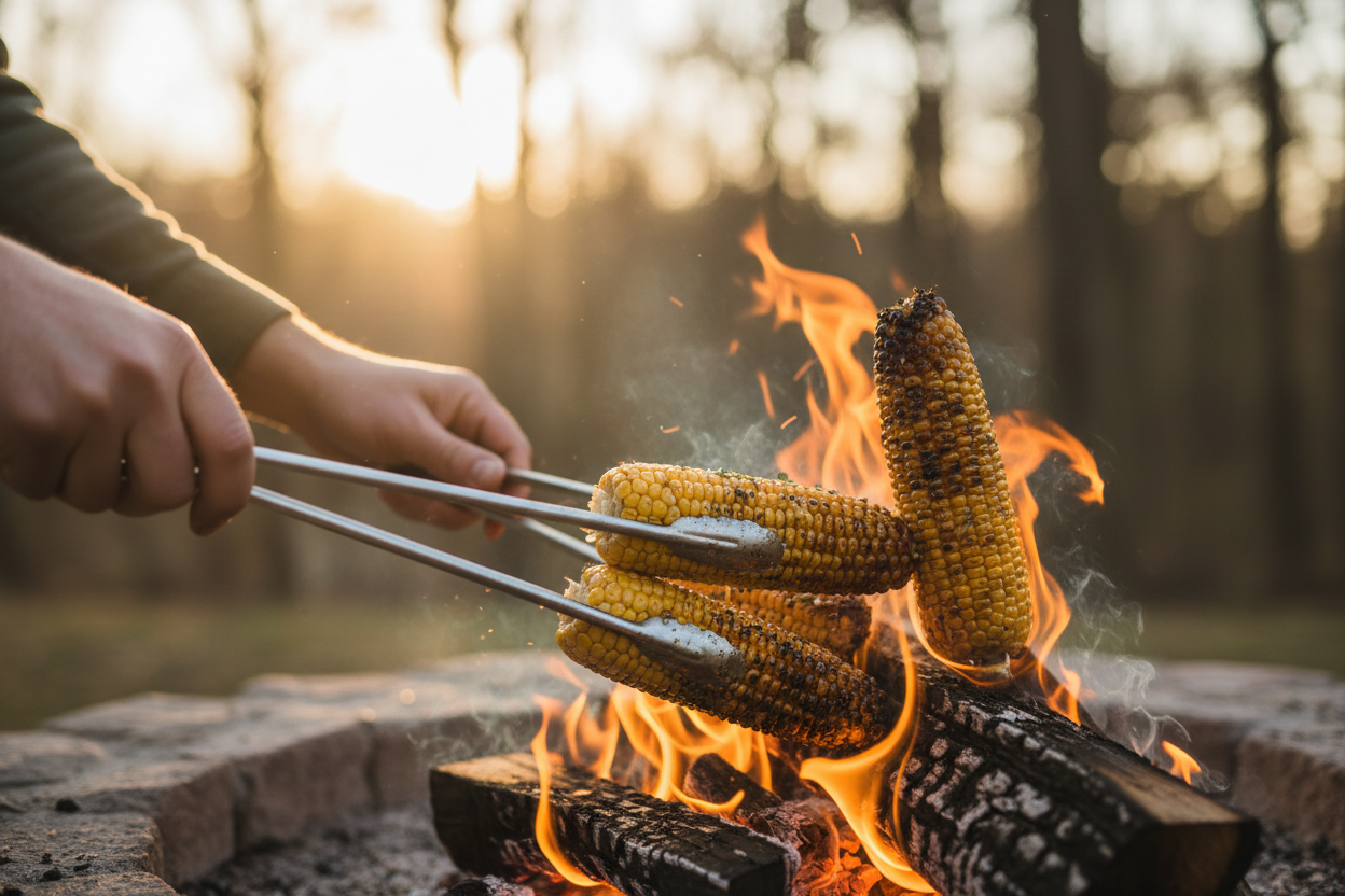 Grilled Corn Elote Pasta Salad Greek Yogurt preparation step 1