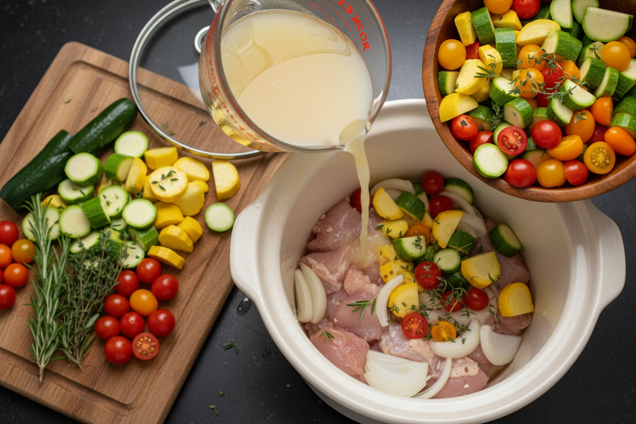 Healthy Easy Summer Slow Cooker Recipes preparation step 2