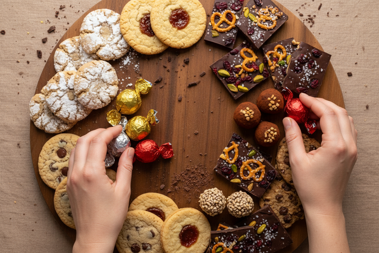 Holiday Treat Assortment preparation step 2