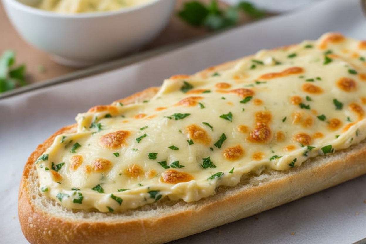 Homemade Garlic Bread Spread preparation step 2