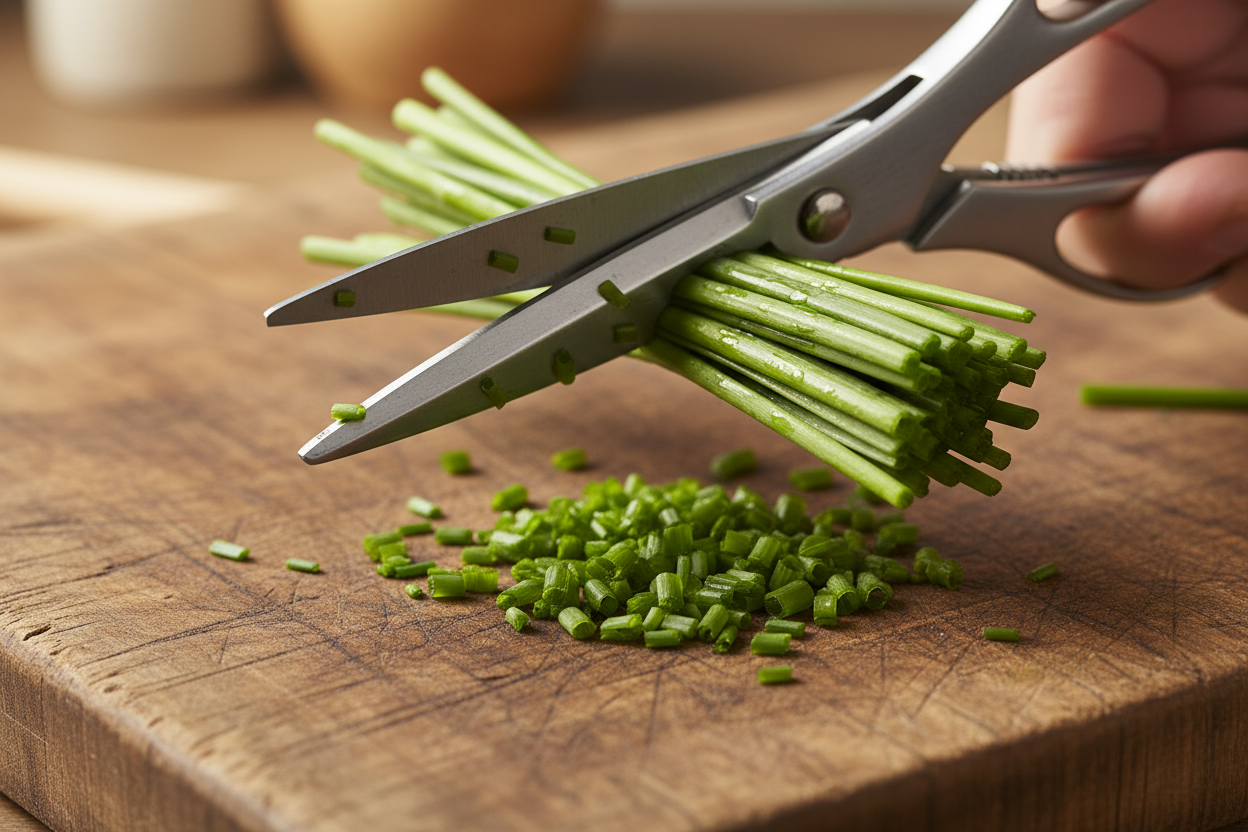 How To Freeze Fresh Chives preparation step 1