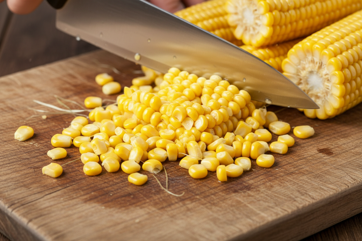 How to Freeze Fresh Corn preparation step 1