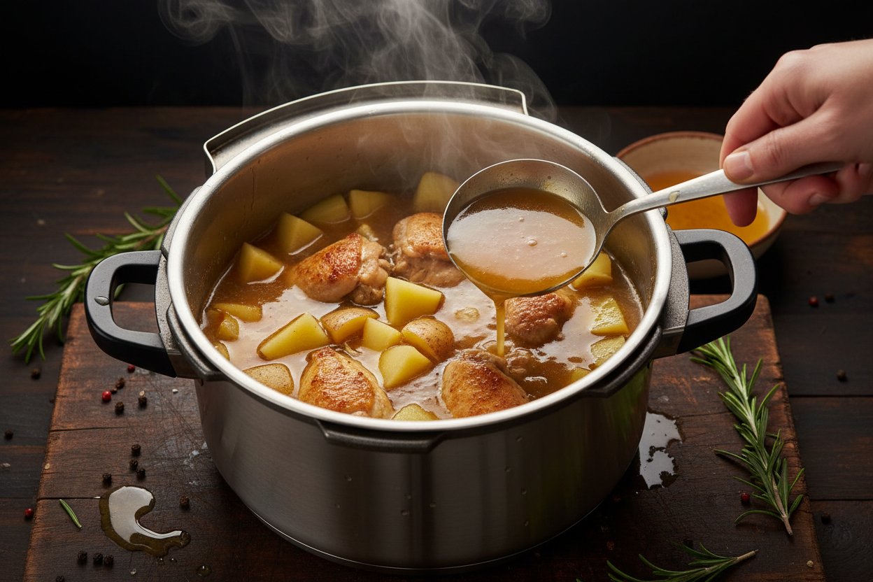 Instant Pot Potato Soup preparation step 1