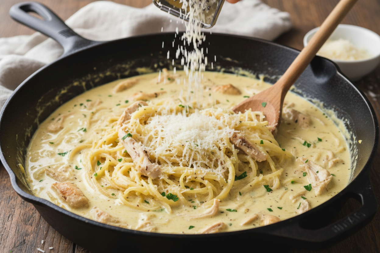 Irresistible Chicken Spaghetti Squash preparation step 1