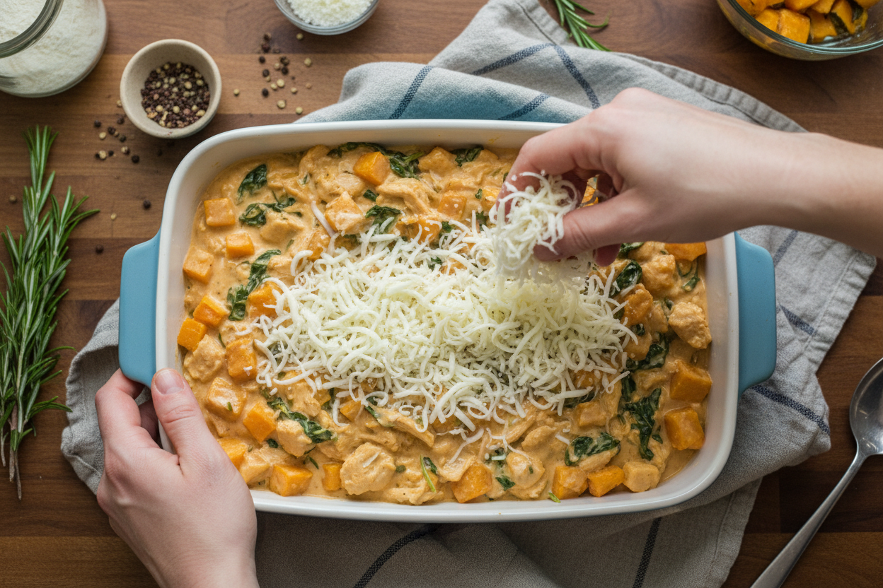 Irresistible Chicken Spaghetti Squash preparation step 2