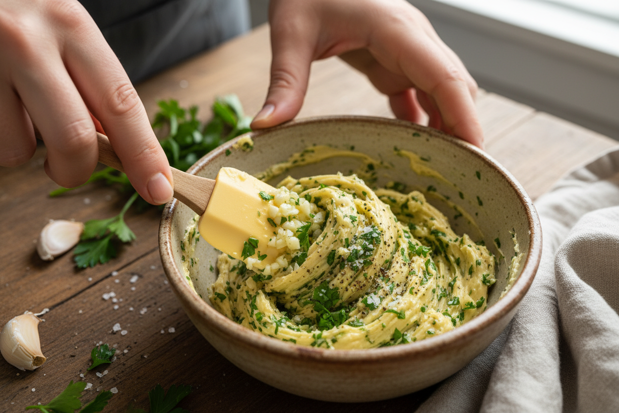 Irresistible Garlic Parmesan Corn on the Cob preparation step 1