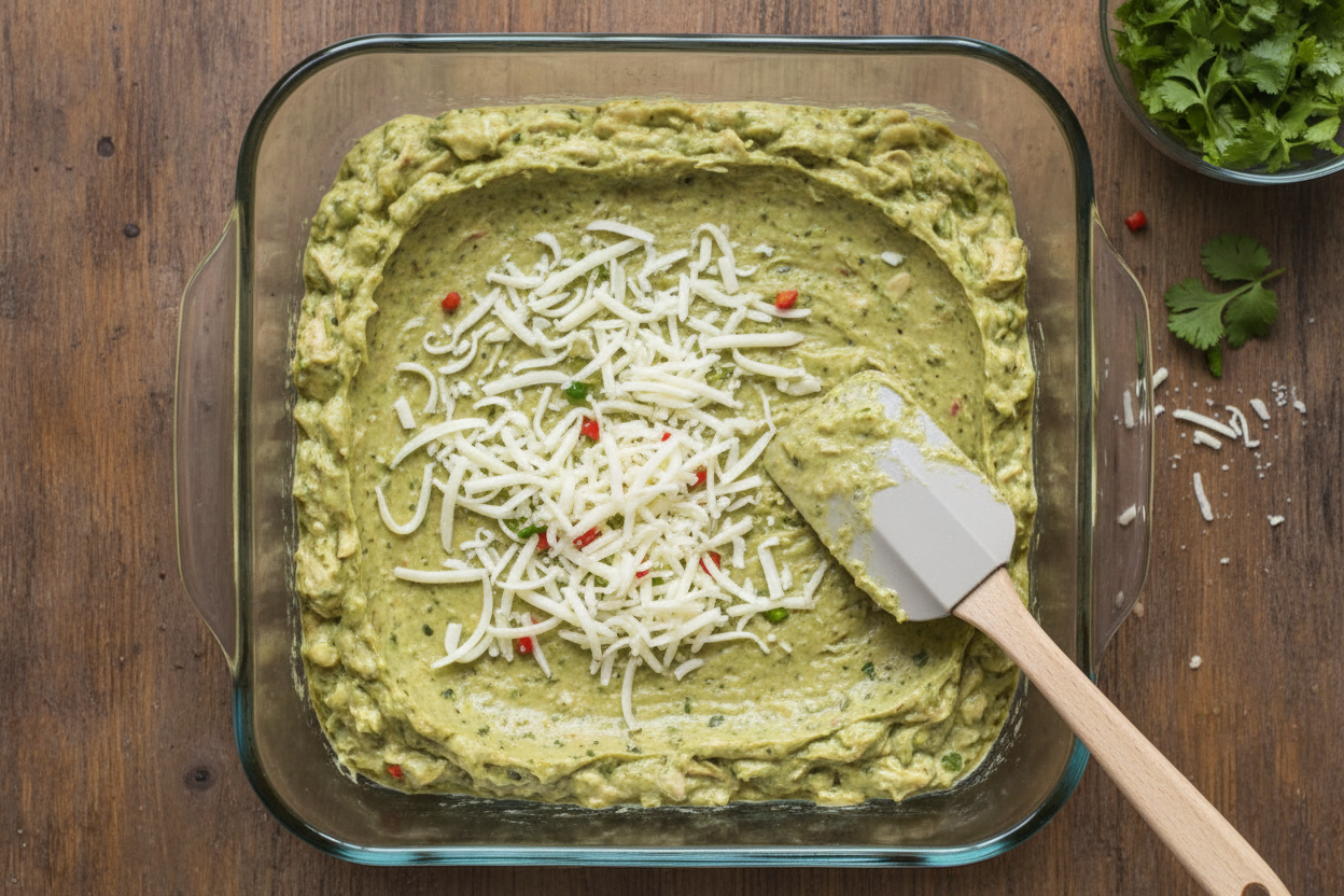 Keto Green Chili Chicken One Pan Recipe preparation step 2