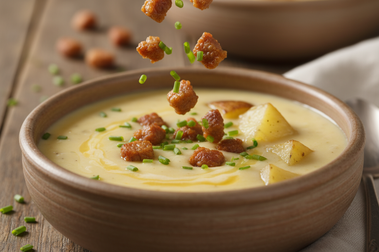 Loaded Baked Potato Soup preparation step 2