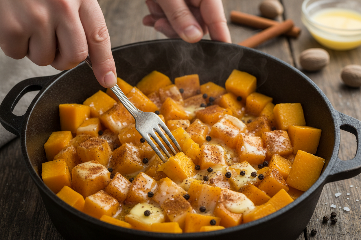 Mashed Butternut Squash preparation step 2