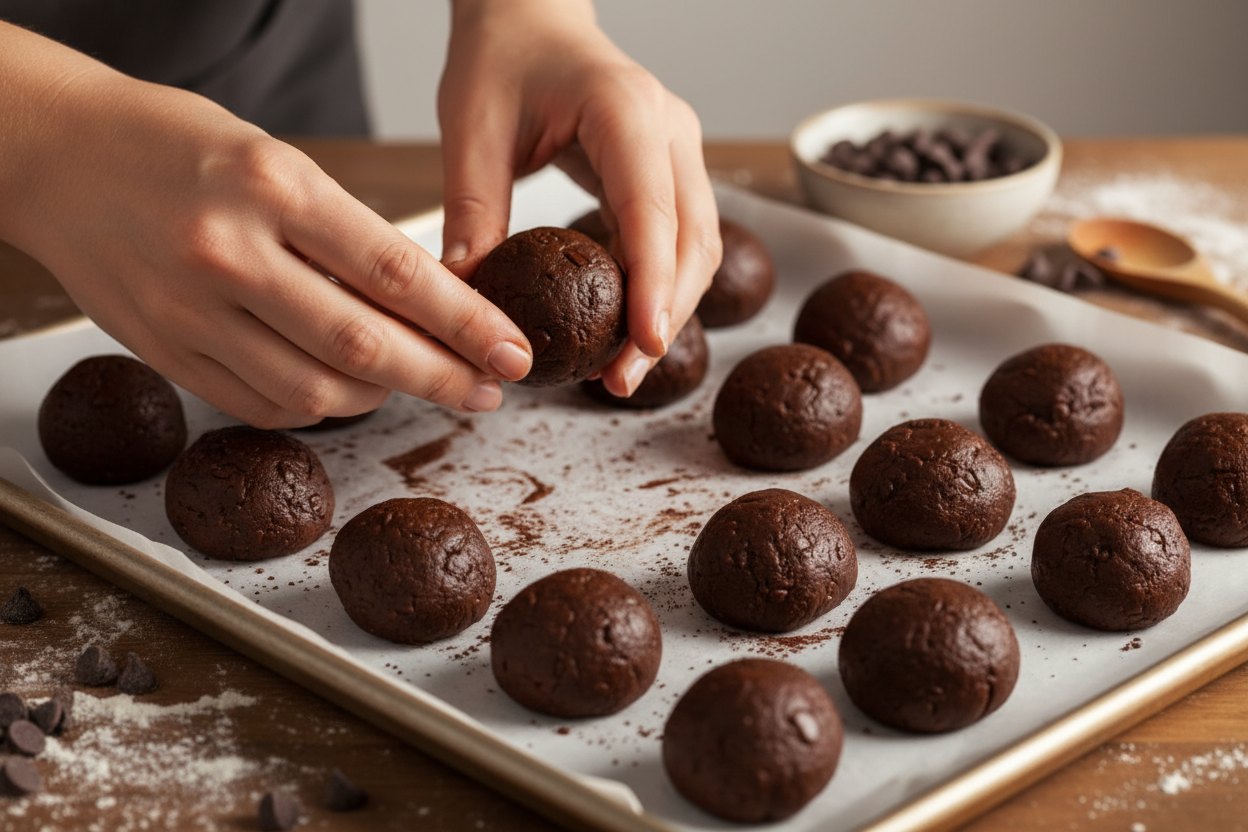 Patriotic Oreo Balls Recipe preparation step 1