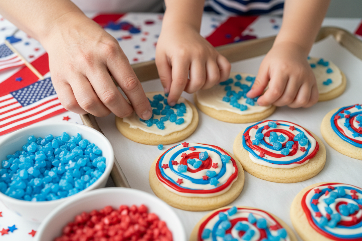 Patriotic Party Spread preparation step 2