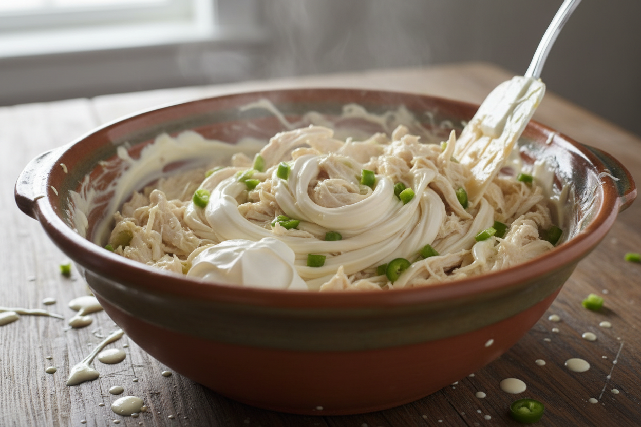 Queso Chicken Enchiladas for Fast Weeknight Meals preparation step 1