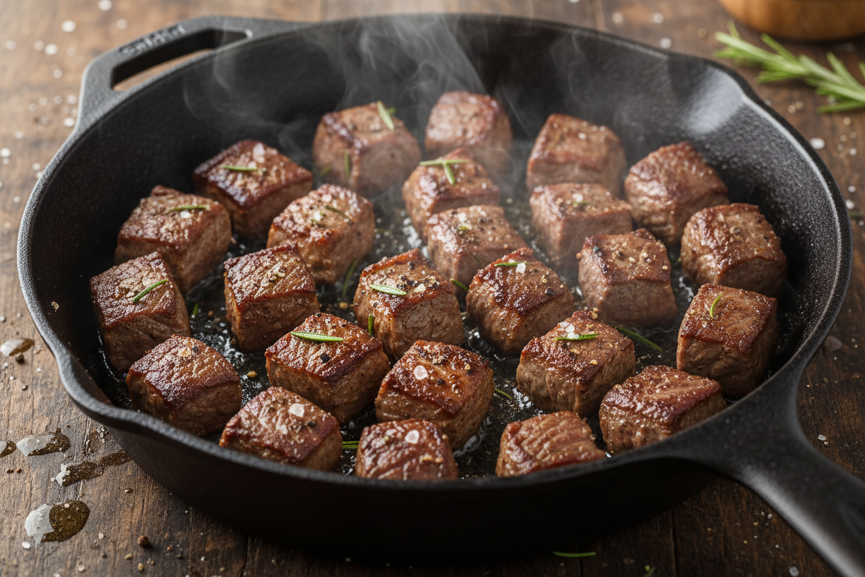 Teriyaki Steak Bites preparation step 1