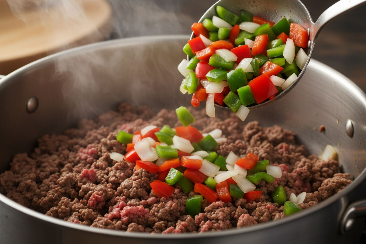 The Absolute BEST Low Carb Chili Recipe (No Bean Chili) preparation step 1