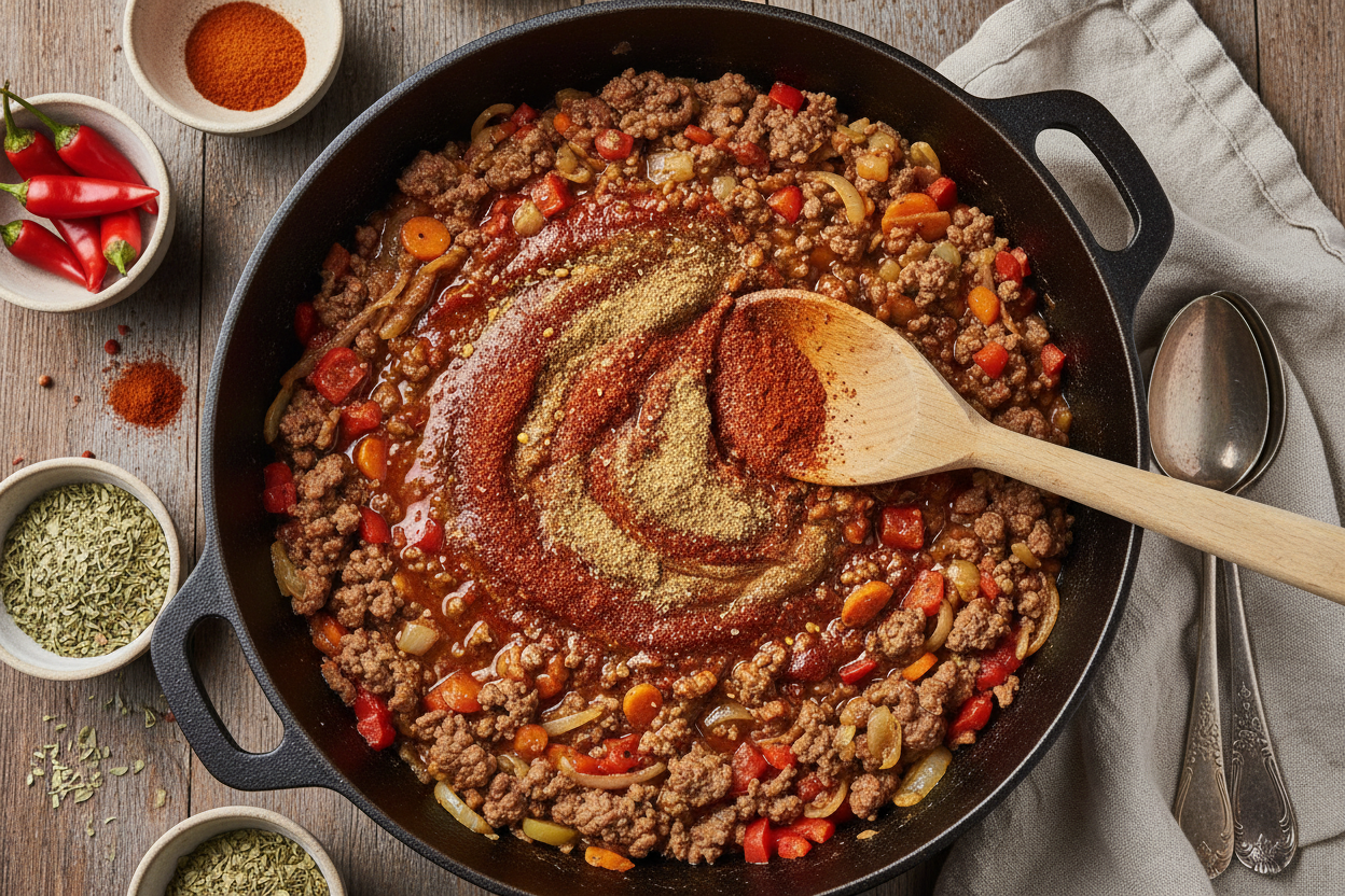 The Absolute BEST Low Carb Chili Recipe (No Bean Chili) preparation step 2