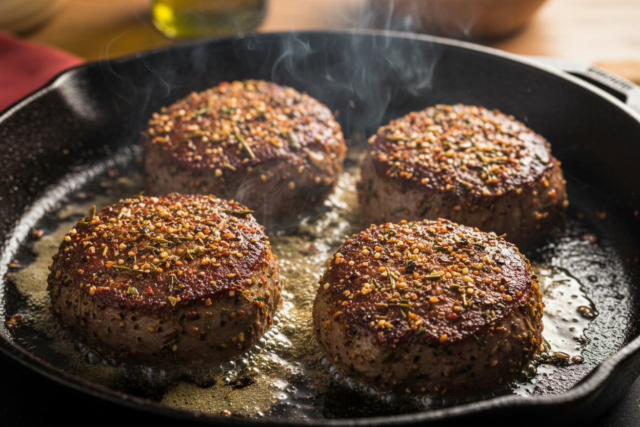 The Best Creamy Garlic Butter Steak Bites with Pasta preparation step 1