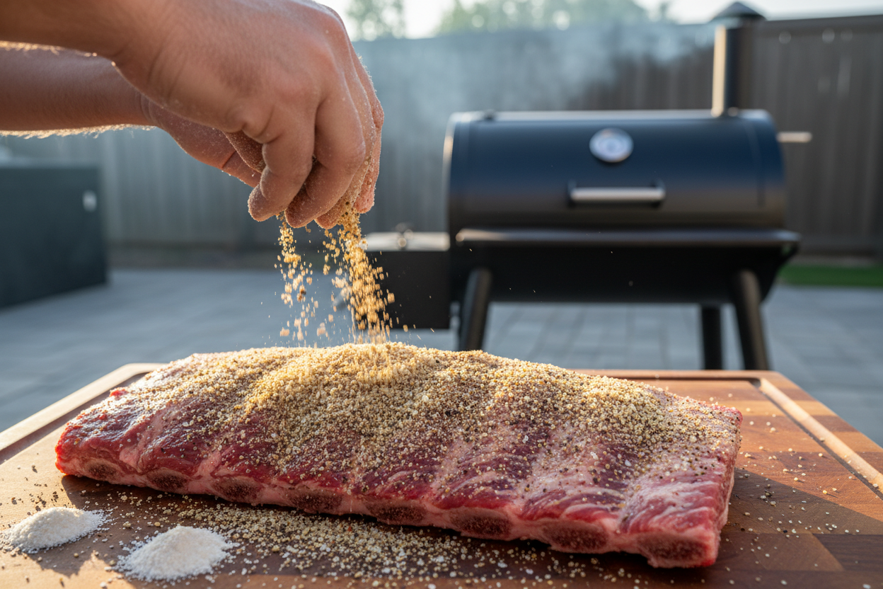 The Best Smoked Beef Ribs preparation step 1