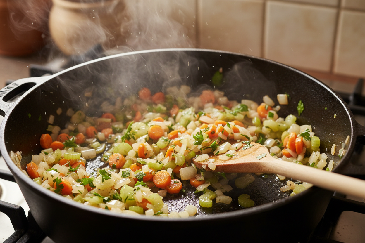 Vegetable Soup Recipe preparation step 1