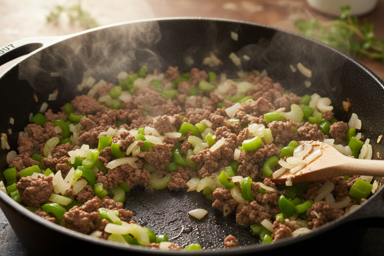Wendy's Chili Recipe Copycat preparation step 1