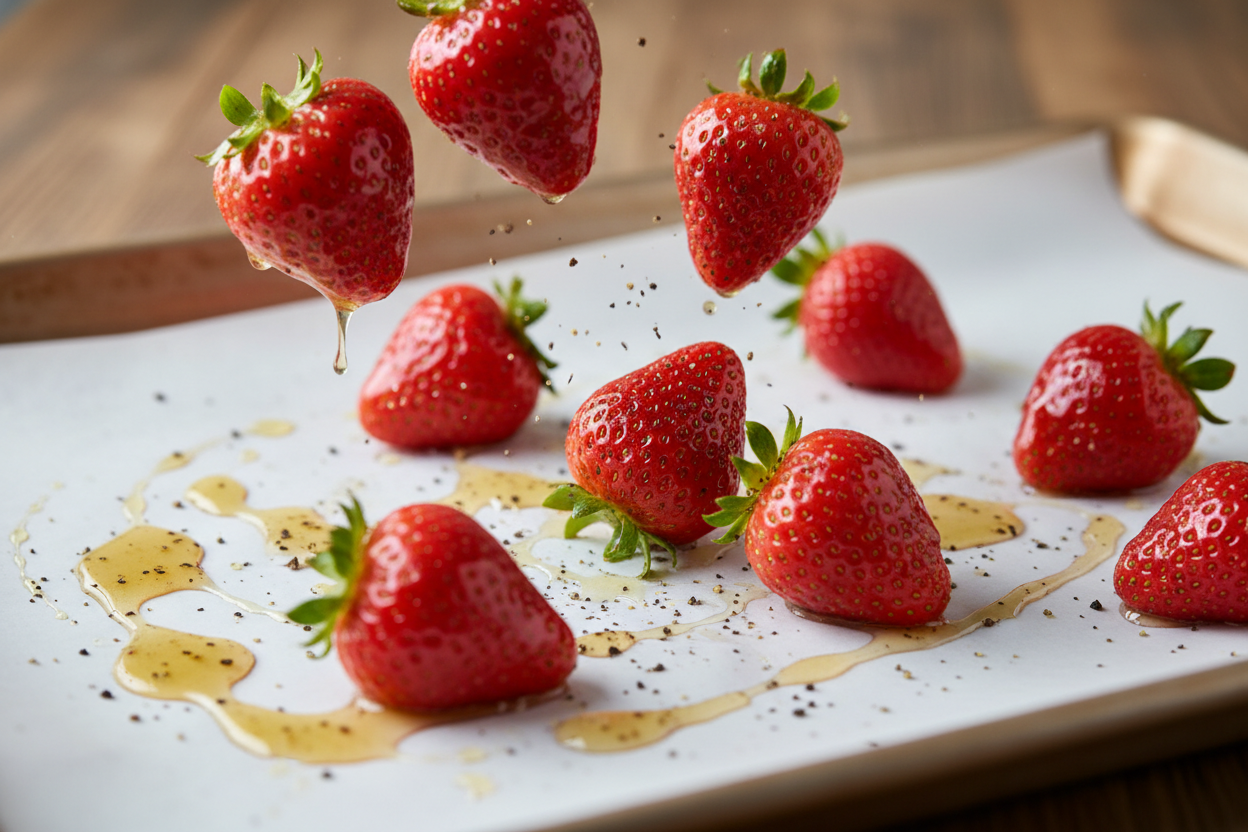 Whipped Feta with Roasted Strawberries: A Flavorful Delight You Can’t Resist preparation step 1