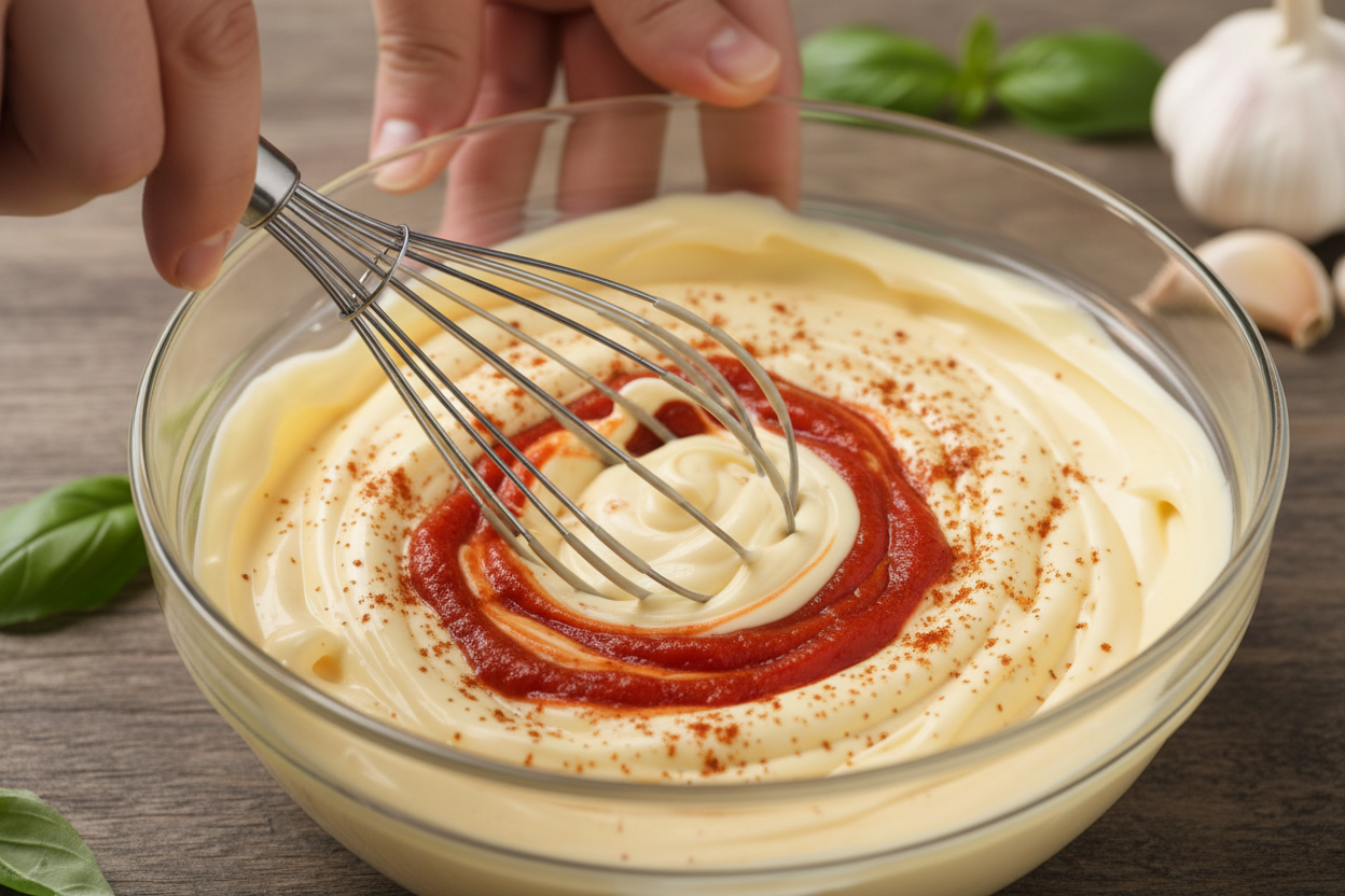 Yum Yum Sauce Recipe preparation step 1