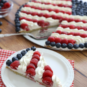 Easy 4th of July Patriotic Berry Tart Recipe