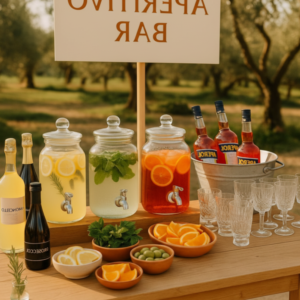 How to Set Up an Italian Pre-Dinner Drink Station for Parties