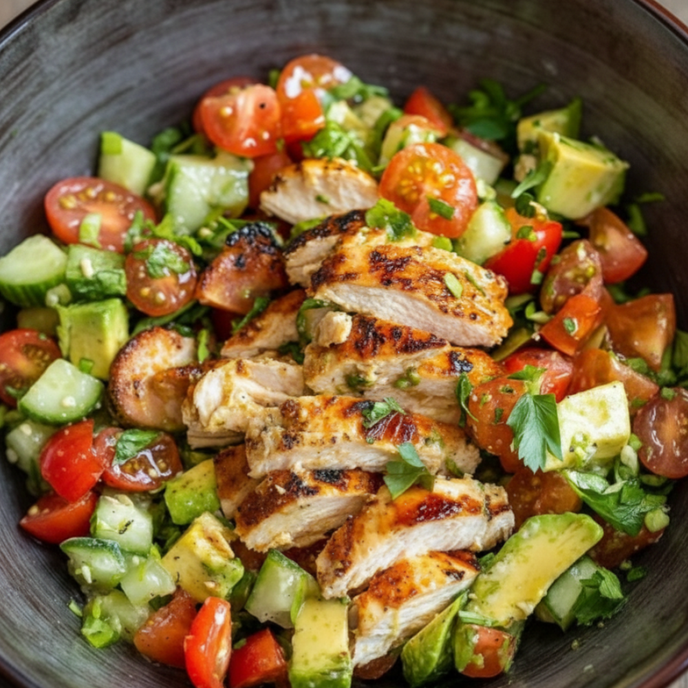 Quick & Healthy Avocado Chicken Salad Recipe