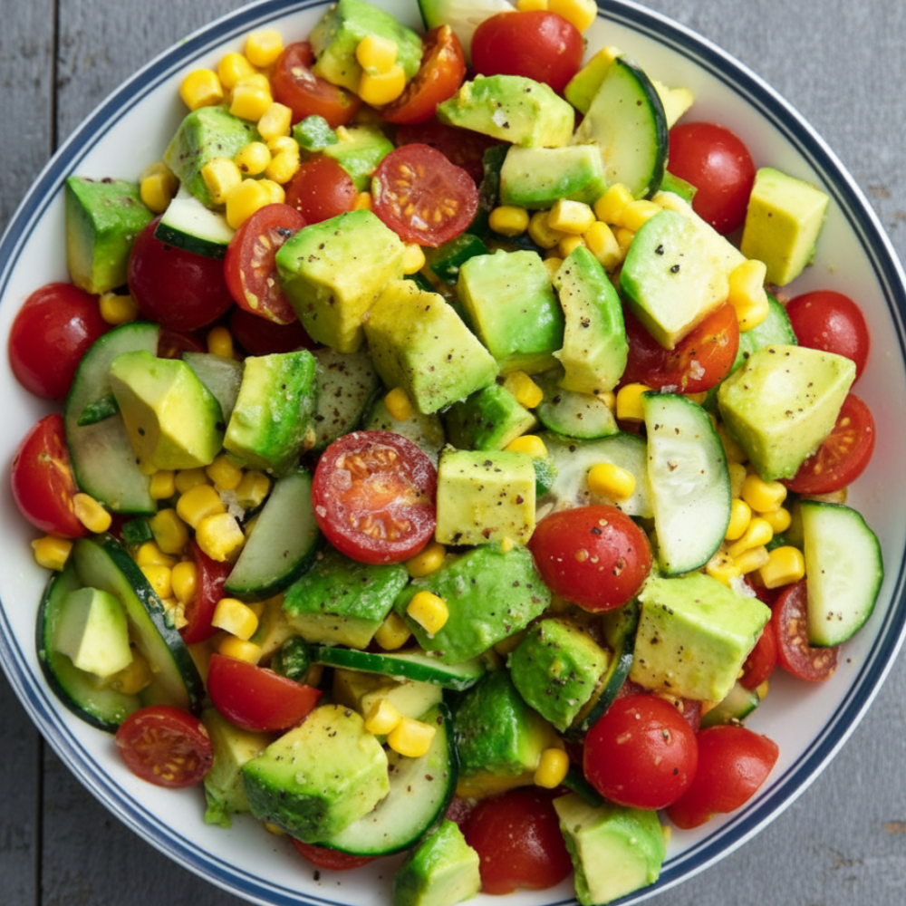 70+ Easy BBQ Side Dishes and Salads: Avocado Corn Salad Recipe