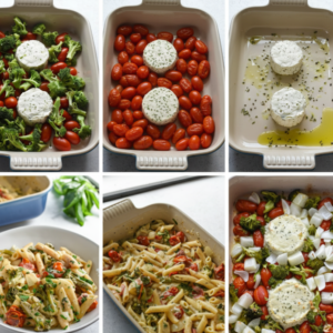 Creamy Boursin Cheese Pasta with Roasted Vegetables