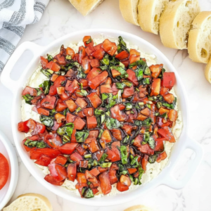 Creamy Bruschetta Dip with Boursin (Easy 15-Minute Appetizer)