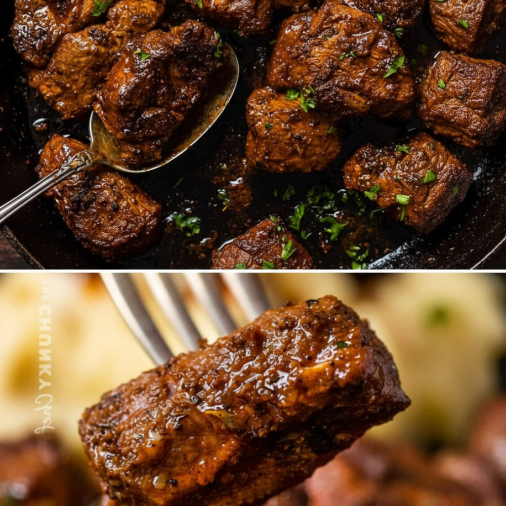 Spicy Garlic Butter Beef Bites Recipe (Tender & Juicy)